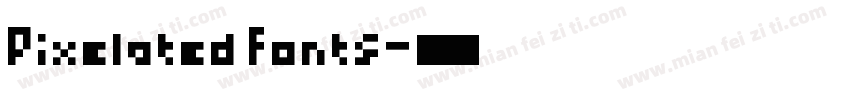 Pixelated Fonts字体转换